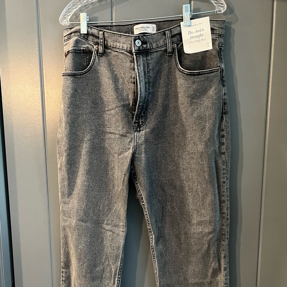 Abercrombie and Fitch Gray Jeans